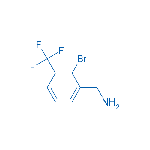 (2-Bromo-3-(trifluoromethyl)phenyl)methanamine 250mg