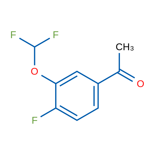 1-(3-(Difluoromethoxy)-4-fluorophenyl)ethanone 1g