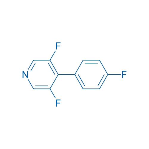 3,5-Difluoro-4-(4-fluorophenyl)pyridine 1g