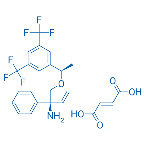 (S)-1-((R)-1-(3,5-Bis(trifluoromethyl)phenyl)ethoxy)-2-phenylbut-3-en-2-amine fumarate 100mg