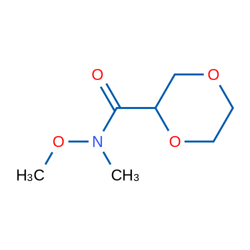 N-Methoxy-N-methyl-1,4-dioxane-2-carboxamide 50mg