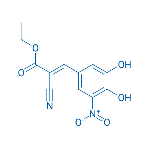 Ethyl (E)-2-cyano-3-(3,4-dihydroxy-5-nitrophenyl)acrylate 25mg