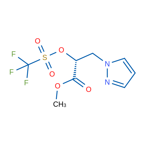 (R)-Methyl 3-(1H-pyrazol-1-yl)-2-(((trifluoromethyl)sulfonyl)oxy)propanoate 1g