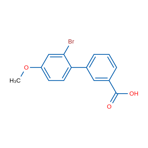 2'-Bromo-4'-methoxybiphenyl-3-carboxylic acid 1g