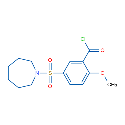 5-(Azepan-1-ylsulfonyl)-2-methoxybenzoyl chloride 1g
