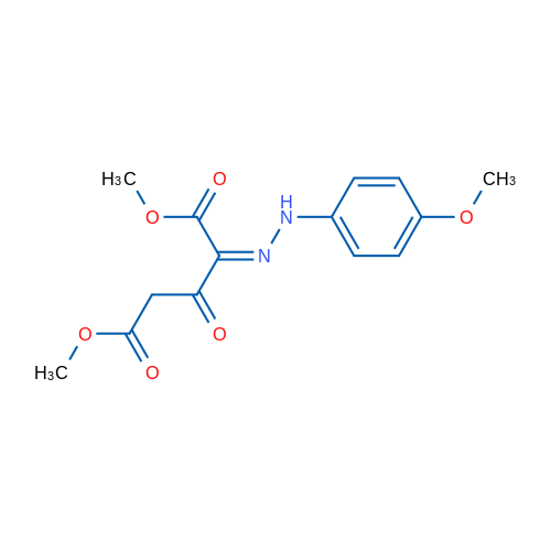 Dimethyl 2-(2-(4-methoxyphenyl)hydrazono)-3-oxopentanedioate 1g