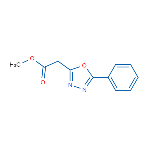 Methyl 2-(5-phenyl-1,3,4-oxadiazol-2-yl)acetate 1g