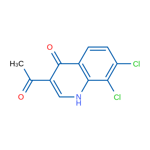 3-Acetyl-7,8-dichloroquinolin-4(1H)-one 1g