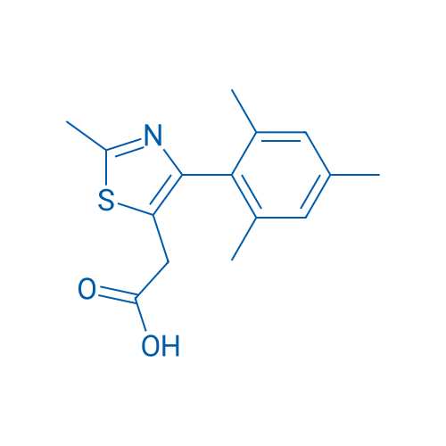 2-(4-Mesityl-2-methylthiazol-5-yl)acetic acid 5g