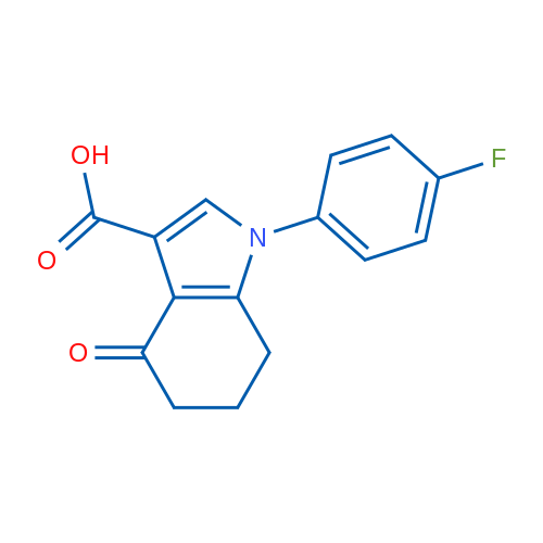1-(4-Fluorophenyl)-4-oxo-4,5,6,7-tetrahydro-1H-indole-3-carboxylic acid 1g