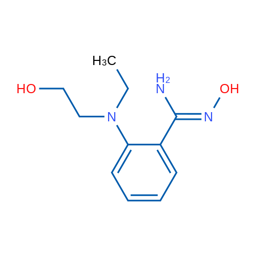 2-(Ethyl(2-hydroxyethyl)amino)-N'-hydroxybenzimidamide 5g