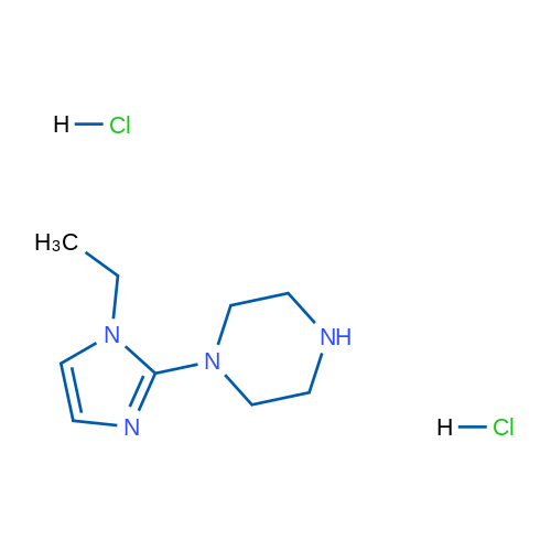 1-(1-ethyl-1H-imidazol-2-yl)piperazine dihydrochloride 10g