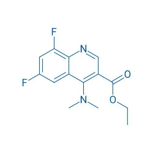Ethyl 4-(dimethylamino)-6,8-difluoroquinoline-3-carboxylate 1g