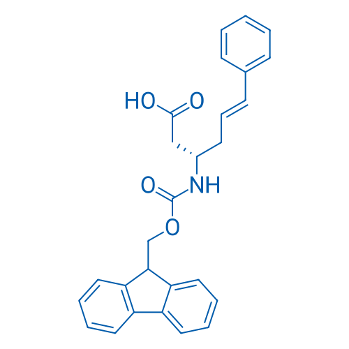 Fmoc-(S)-3-Amino-(6-phenyl)-5-hexenoic acid 100mg