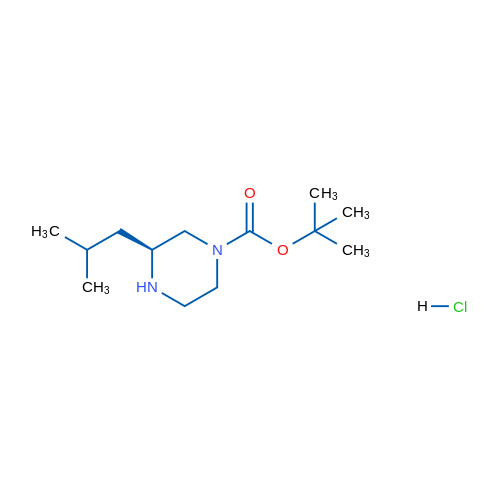 (S)-tert-Butyl 3-isobutylpiperazine-1-carboxylate hydrochloride 1g