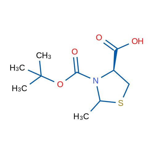 (4S)-3-(tert-Butoxycarbonyl)-2-methylthiazolidine-4-carboxylic acid 1g
