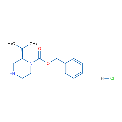 (R)-Benzyl 2-isopropylpiperazine-1-carboxylate hydrochloride 1g