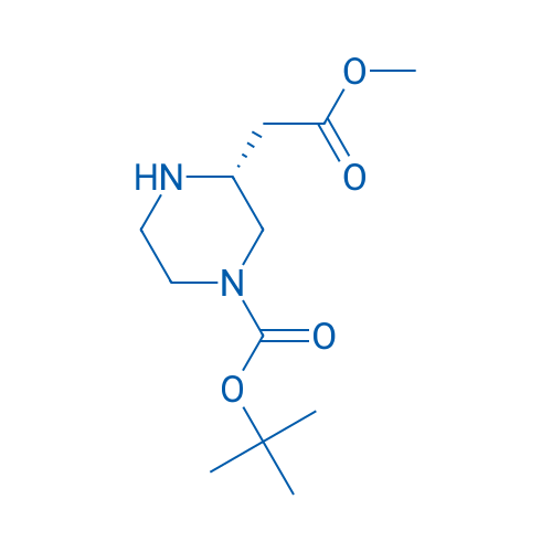(R)-tert-Butyl 3-(2-methoxy-2-oxoethyl)piperazine-1-carboxylate 1g