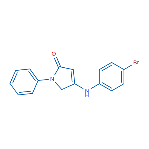 4-((4-Bromophenyl)amino)-1-phenyl-1H-pyrrol-2(5H)-one 1g