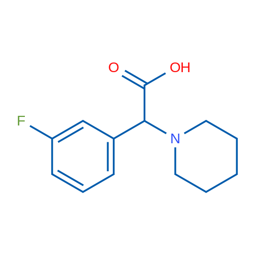 2-(3-Fluorophenyl)-2-(piperidin-1-yl)acetic acid 1g