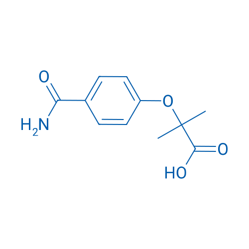 2-(4-Carbamoylphenoxy)-2-methylpropanoic acid 250mg
