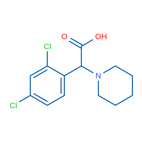 2-(2,4-Dichlorophenyl)-2-(piperidin-1-yl)acetic acid 1g