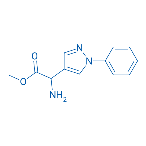 Methyl 2-amino-2-(1-phenyl-1H-pyrazol-4-yl)acetate 1g