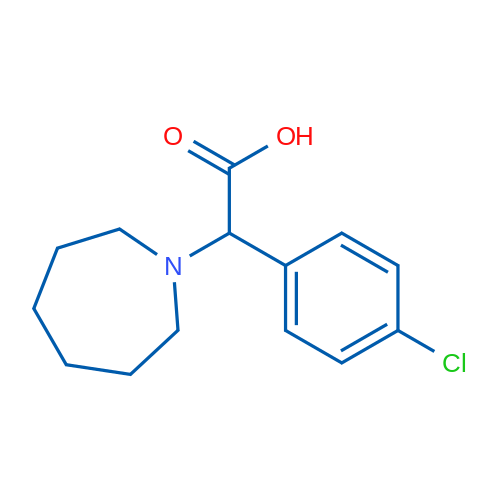 2-(Azepan-1-yl)-2-(4-chlorophenyl)acetic acid 1g