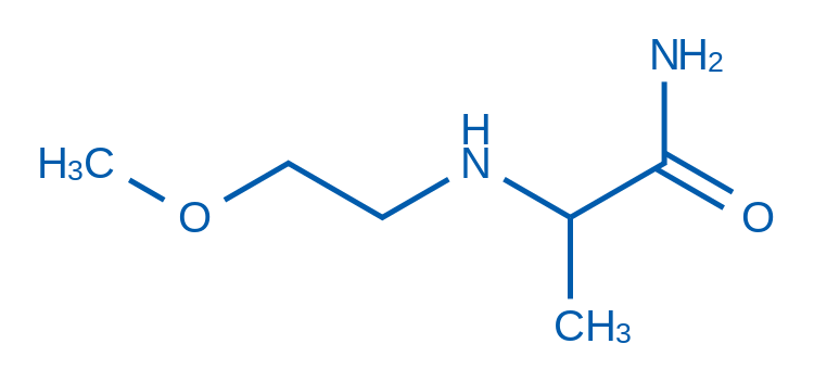 2-((2-Methoxyethyl)amino)propanamide 5g