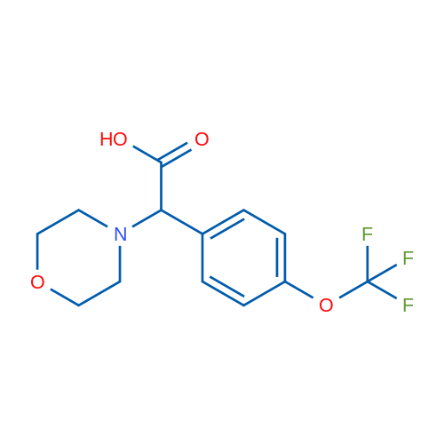 2-Morpholino-2-(4-(trifluoromethoxy)phenyl)acetic acid 1g