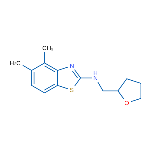 4,5-dimethyl-N-((tetrahydrofuran-2-yl)methyl)benzo[d]thiazol-2-amine 10g