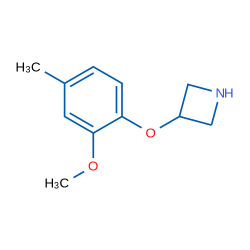 3-(2-Methoxy-4-methylphenoxy)azetidine 1g