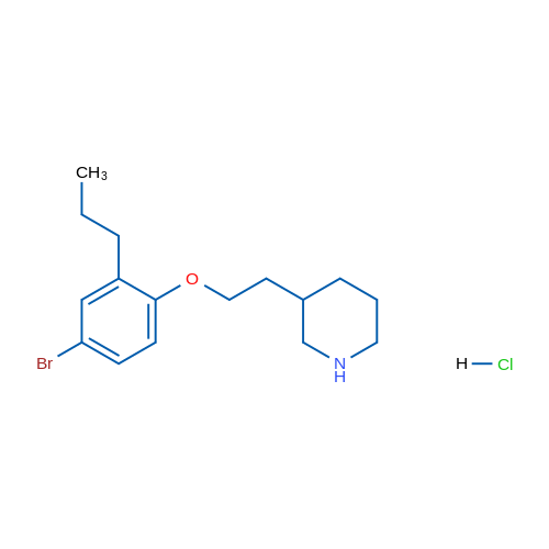 3-(2-(4-Bromo-2-propylphenoxy)ethyl)piperidine hydrochloride 1g