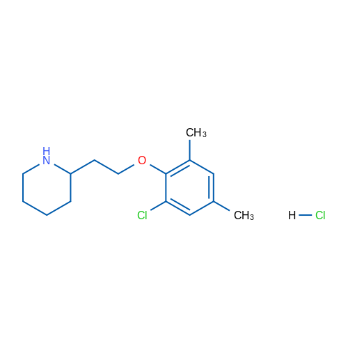 2-(2-(2-Chloro-4,6-dimethylphenoxy)ethyl)piperidine hydrochloride 1g