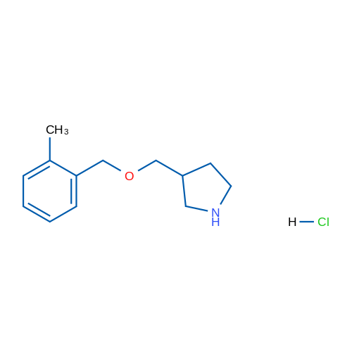 3-(((2-Methylbenzyl)oxy)methyl)pyrrolidine hydrochloride 1g