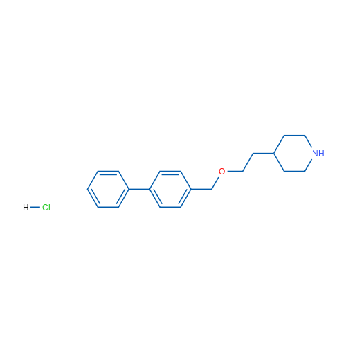 4-(2-([1,1'-Biphenyl]-4-ylmethoxy)ethyl)piperidine hydrochloride 5g