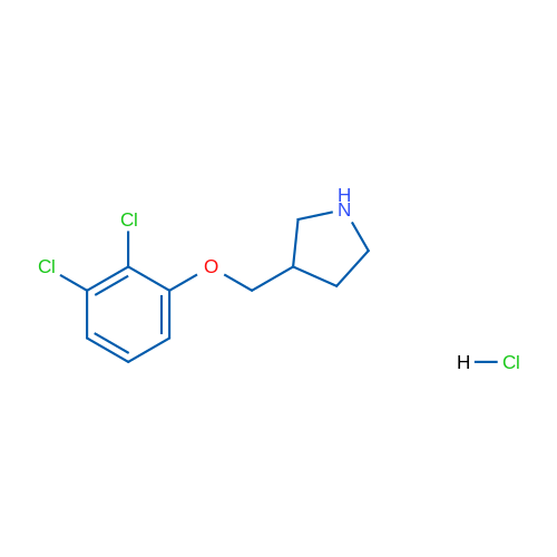 3-((2,3-Dichlorophenoxy)methyl)pyrrolidine hydrochloride 1g