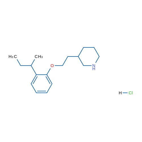 3-(2-(2-(sec-Butyl)phenoxy)ethyl)piperidine hydrochloride 1g