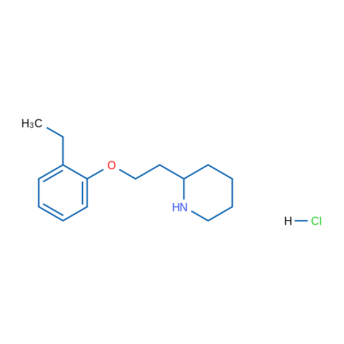 2-(2-(2-Ethylphenoxy)ethyl)piperidine hydrochloride 1g
