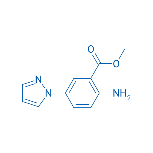 2-Amino-5-pyrazol-1-yl-benzoic acid methyl ester 5g