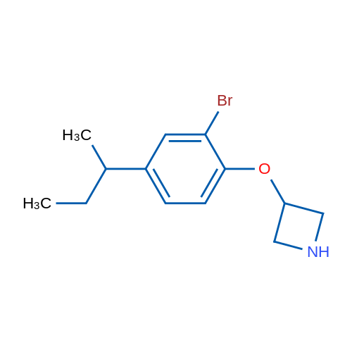 3-(2-Bromo-4-(sec-butyl)phenoxy)azetidine 1g