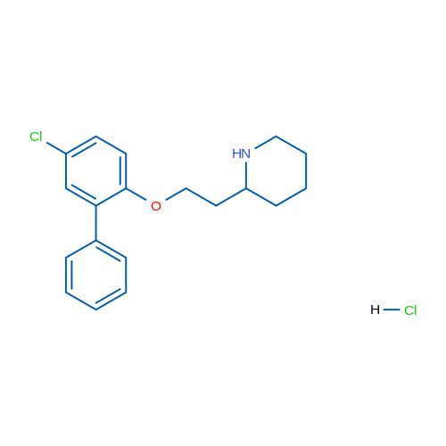 2-(2-((5-Chloro-[1,1'-biphenyl]-2-yl)oxy)ethyl)piperidine hydrochloride 5g
