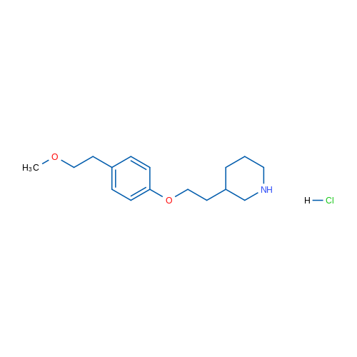 3-(2-(4-(2-Methoxyethyl)phenoxy)ethyl)piperidine hydrochloride 1g