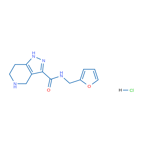 N-(Furan-2-ylmethyl)-4,5,6,7-tetrahydro-1H-pyrazolo[4,3-c]pyridine-3-carboxamide hydrochloride 1g