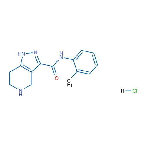 N-(o-Tolyl)-4,5,6,7-tetrahydro-1H-pyrazolo[4,3-c]pyridine-3-carboxamide hydrochloride 1g
