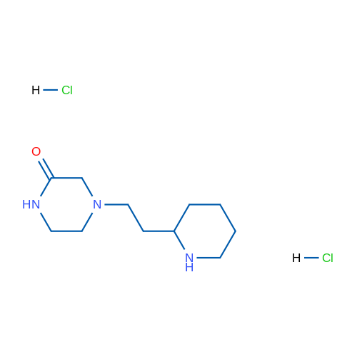4-(2-(Piperidin-2-yl)ethyl)piperazin-2-one dihydrochloride 1g