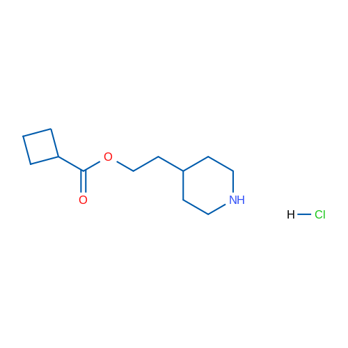2-(Piperidin-4-yl)ethyl cyclobutanecarboxylate hydrochloride 5g