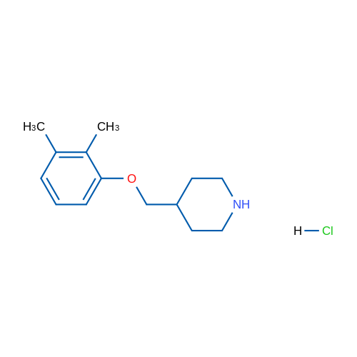 4-((2,3-Dimethylphenoxy)methyl)piperidine hydrochloride 5g