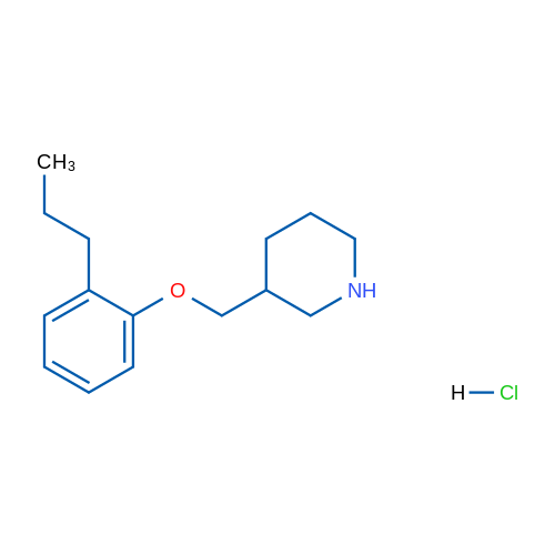 3-((2-Propylphenoxy)methyl)piperidine hydrochloride 5g