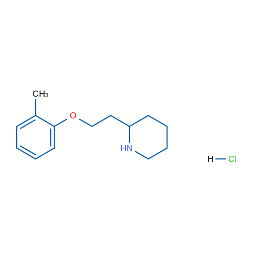 2-(2-(o-Tolyloxy)ethyl)piperidine hydrochloride 1g